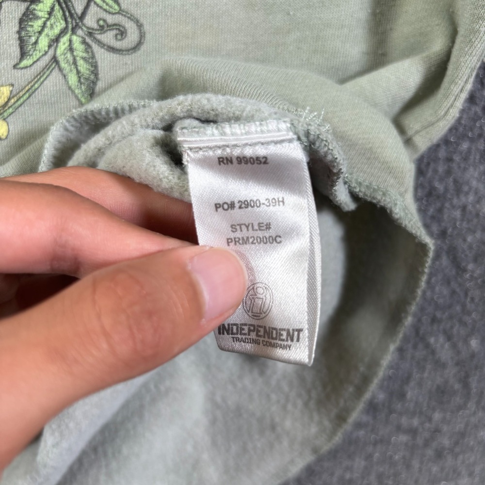 Independent Trading Chris Stapleton Sweatshirt Womens S Green Pullover PRM2000C - Picture 8 of 13